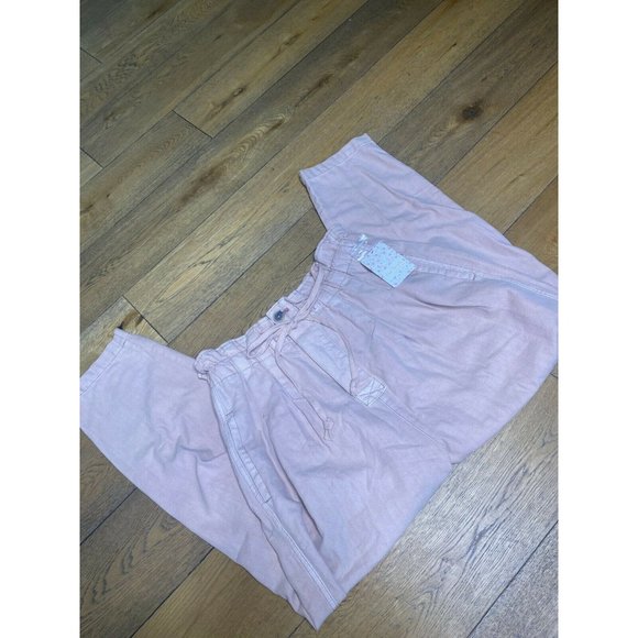 NEW Free People Margate Pleated Trousers Paper Bag - Picture 8 of 12
